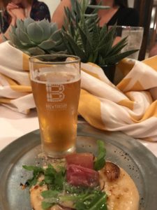 Mini Pearascuitto Flammkuchen + Propeller Head IPA